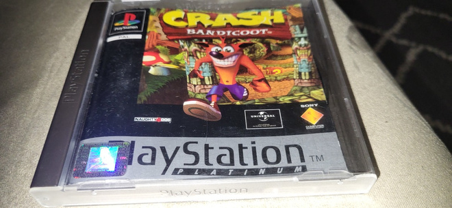 Sony Ps1 crash bandicoot 1 platinum versio SCES 00344