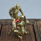 Erotic sculpture figurine in metal - pikkukuva 1