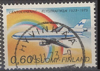1973 lentoliikenne kaunis HYVINKÄÄ -73