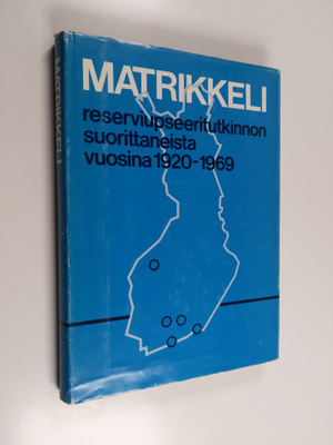 Matrikkeli reserviupseeritutkinnon suorittaneista 1920 - ...