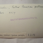 VANHA Valokuva Raahe 1930-l Postikortin Alkup.Mallikappale - pikkukuva 2