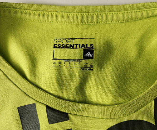 Adidas Sport Essentials climalite t-paita L Unisex