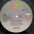 DAVID BOWIE : NEVER LET ME DOWN  LP - pikkukuva 3