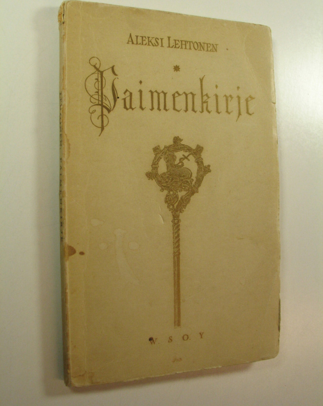 Aleksi Lehtonen : Paimenkirje (1934, signeerattu) : terve...