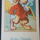 Vanha pääsiäiskortti, Kenttäpostina kulkenut kortti - pikkukuva 1