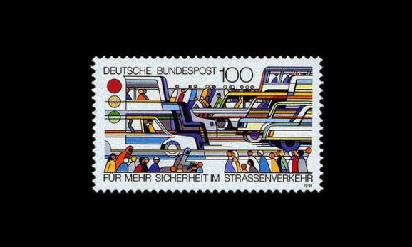 Saksa 1554 ** Liikenneturvallisuus (1991)