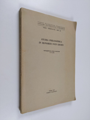 Studia philosophica in honorem Sven Krohn - septuagesimum...
