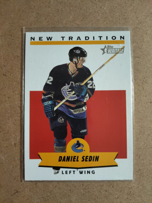 2000-01 Topps Heritage - New Tradition #NT2 Daniel Sedin