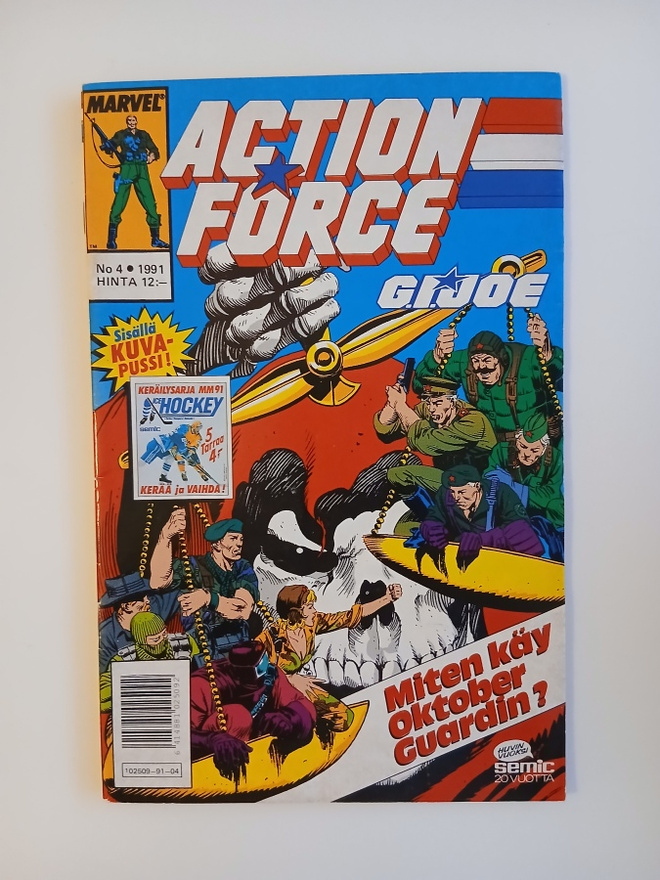 Action force / G.I. Joe sarjakuvalehti (Numero 4/ 1991)