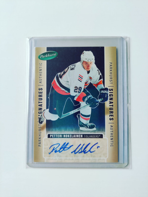 Petteri Nokelainen 05-06 Parkhurts Signatures Rookie