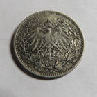 Saksa/Empire 1/2 mark 1918 D - pikkukuva 2