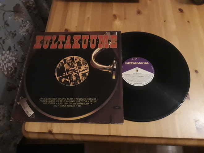 Kultakuume lp 1986 mainio Suomi rock, pop kokis