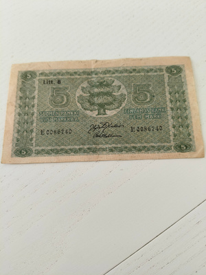 5 markkaa 1922