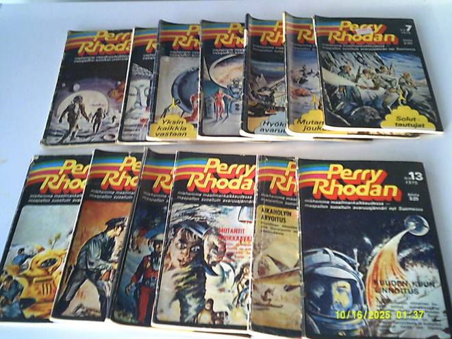 Perry Rhodan lehdet 1-13/1975 (13 kpl)