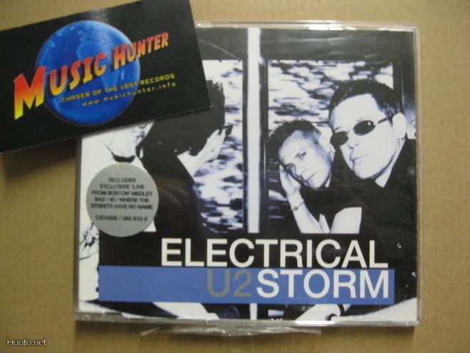 U2-ELECTRICAL STORM-SAKSA PAINOS-UUSI CDS SLIM CASE
