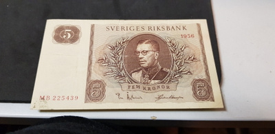 5 kr ruotsi 1956   kl 4 rv