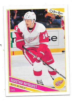 2013-14 OPC #225 Gustav Nyqvist Detroit Red Wings