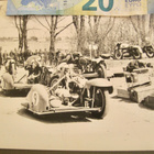 5 VANHAA Valokuvaa UPEAT Ralli Moottoripyörät n. 1960 - pikkukuva 1