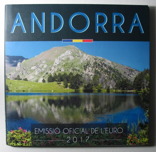 2017 BU setti- ANDORRA 1c - 2euro  Kansiossa