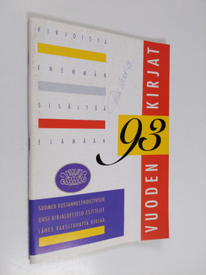 Vuoden 93 kirjat