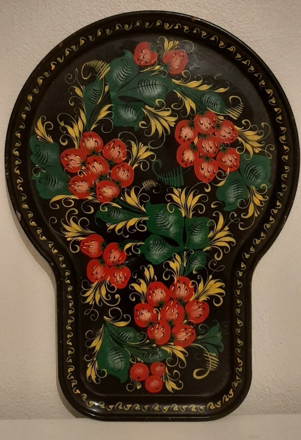 USSR tarjotin metallia vintage erikoisen mallinen
