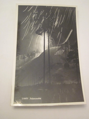 VANHA Postikortti Lahti 1950-l Alkup.Mallikappale