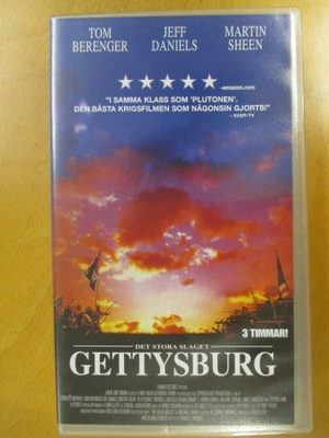 Gettysburg (svensk,vhs)