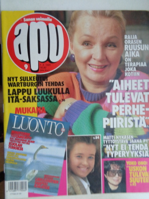 Apu lehti Nro 9/1991 (27.1)