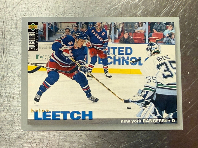 1995-96 Collector's Choice Player's Club #247 Brian Leetch