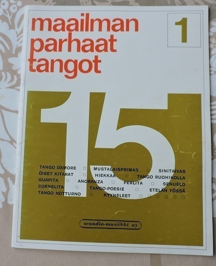 Maailman parhaat tangot 1 nuottivihko