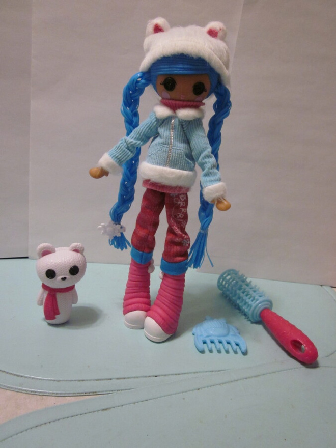Vintage Lalaloopsy Girls nukke + lemmikki
