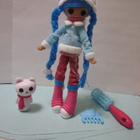 Vintage Lalaloopsy Girls nukke + lemmikki - pikkukuva 1