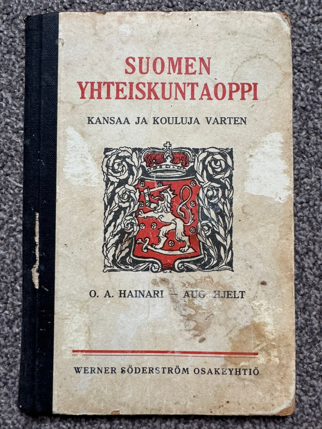 Suomen yhteiskuntaoppi kansaa ja koulua varten