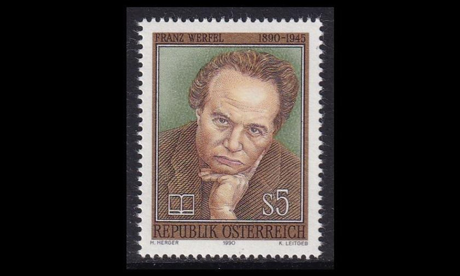 Itävalta 2003 ** Kirjailija Franz Werfel (1990)