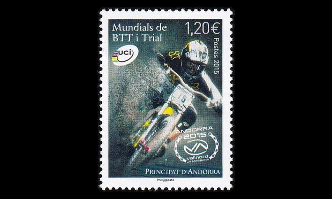 Andorra Fr 793 ** Maastopyöräilyn ja trialin MM-kisat (201
