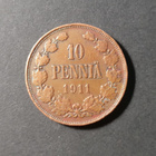 10 penniä. 1911, - pikkukuva 1