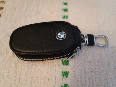 BMW musta nahka avaimeperäkotelo