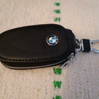 BMW musta nahka avaimeperäkotelo - pikkukuva 1