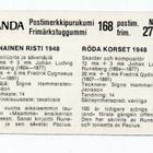 Purkkakuva Panda. POSTIMERKKIPURUKUMI Punainen Risti 1948 - pikkukuva 2