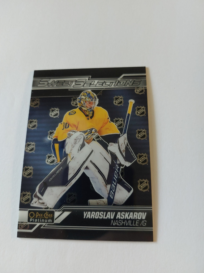 2023-24 OPC Platinum Sweet Selections #SS15 Yaroslav Askarov