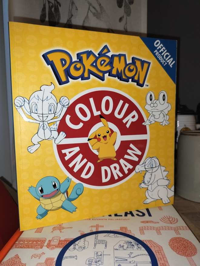 Pokémon - Colour and Draw - Official product - Uusi
