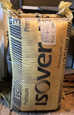Lasikuituvilla Isover Premium KL 35 125 (1 paketti)