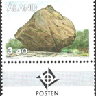 Åland 1995 Yleismerkit 3,40 mk välilöpari logo ** LaPe 093 - pikkukuva 1