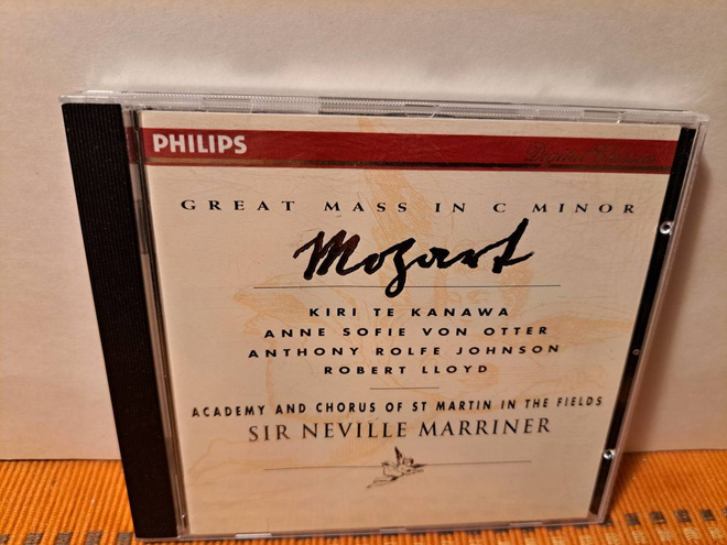 Mozart:Great mass in c minor ym.-Te Kanawa,Otter,Marriner CD