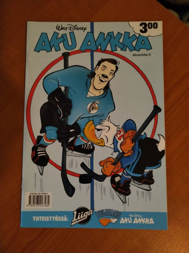 Aku Ankka erikoisnumero - Liiga, Pelicans