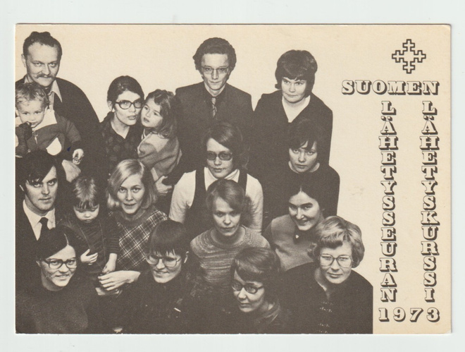 Suomen Lähetysseuran kurssikuva 1973