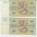 10 markan Setelit 1980 2 kpl - pikkukuva 2