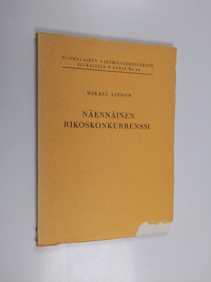 Mikael Livson : Näennäinen rikoskonkurrenssi
