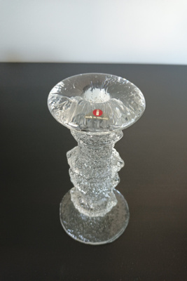 Iittala Festivo 4 solmuinen kynttilänjalka signeerattu