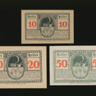 Itävalta Notgeld 10, 20, 50 Heller, Moosbach 1920 - pikkukuva 2